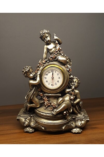 savaşoğlusanatevi Melek Çocuklu Saat 30 Cm Yükseklik