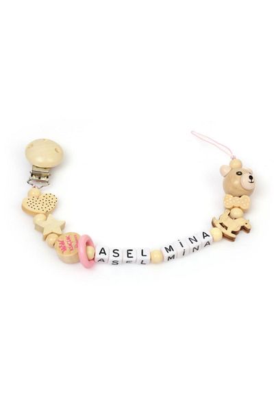 Sahi Aksesuar Asel Mina Pacifier Chain - Pacifier Strap - Baby Gift Bez130