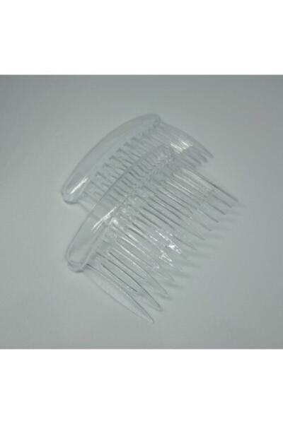 Lusteraccessories 2 τεμάχια διαφανής πόρπη με χτένα