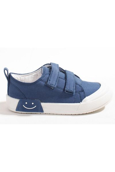Vicco Luffy 925p22y251 Blue Linen Lighted Daily Orthopedic Boy's Sports Shoes