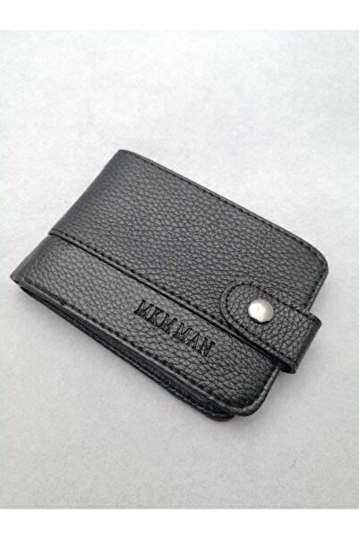 ZAYFA Mkm Чорний чоловічий гаманець зі штучної шкіри
