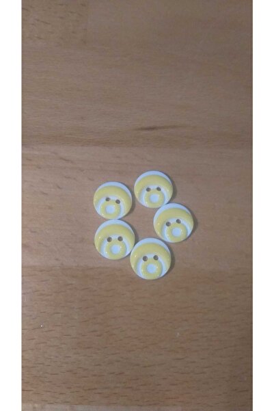 Gökçe Giyim Figürlü Düğme 5'li Bebek Yelek Hırka Düğmesi