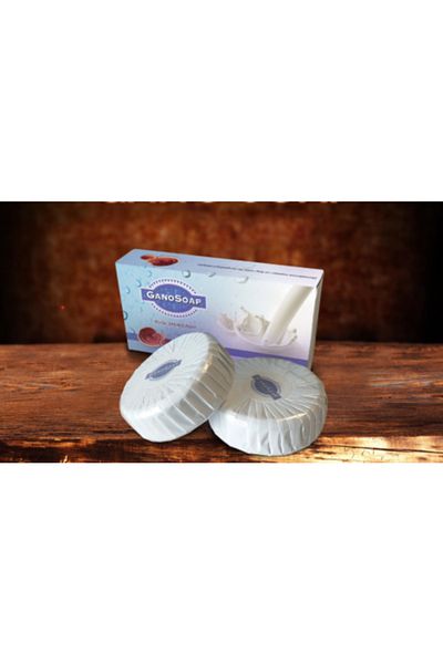 GanoExcel 2 Pack Ganoderma Mushroom Goat Milk Soap