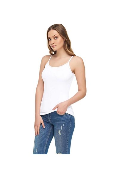Tutku Elit Γυναικείο εσώρουχο 3 τεμαχίων White Modal Lycra String Strap