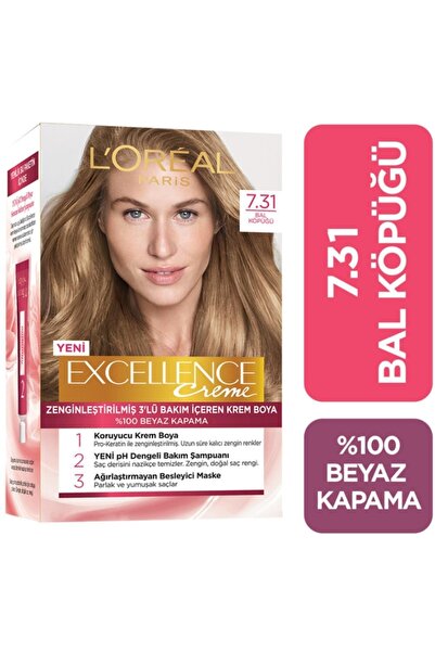Excellence Marka: Creme Saç Boyası Bal Köpüğü 7-31 Kategori: Saç Boyası