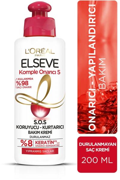 ELSEVE Marka: Komple Onarıcı 5 S.o.s. Koruyucu Kurtarıcı Saç Bakım Kremi 200 Ml Kategori: Saç Kremi