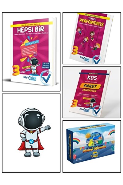 Mavitikli Yayıncılık 3.sınıf Mavitikli Avantaj Seti ( 4 Farklı Ürün Bir Arada )