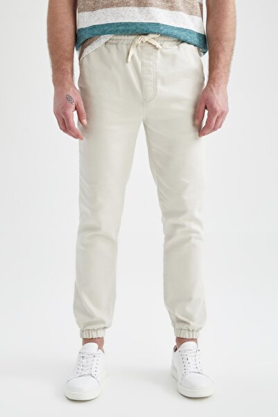 DeFacto Jogger Fit Gabardine Chino Trousers
