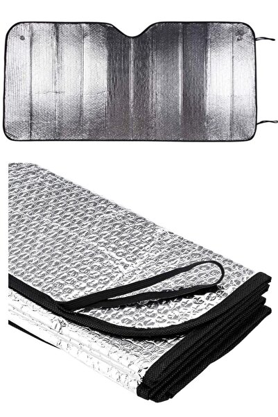 Ankanorm Ön Cam Güneşlik Katlanabilir Dışı Metalize Arası Köpüklü Araba Güneşliği 150x70 cm