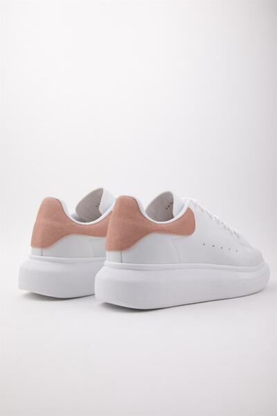 NAVYSIDE Women's White Powder Sneaker-high Sole 4cm- Casual Sports Shoes