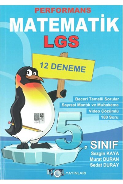 İdol Yayınları Idol 5.sınıf Matematik 12'li Deneme Yeni Nesil 2020