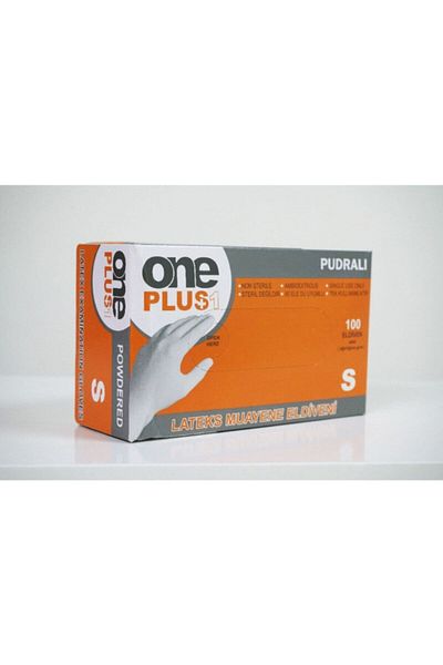 Oneplus Latex Powdered Gloves S 100 Pieces