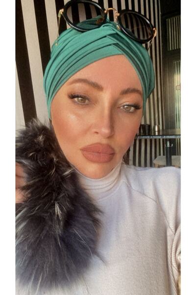Nilbutik Turban gata cu trei benzi încrucișate