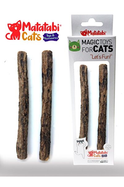 MATATABİ CATS Matatabi Stıck Jumbo Doğal Matatabili Kedi Çiğneme Çubuğu 2'li