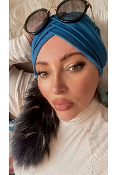 Nilbutik غطاء محرك العمامة الجاهز ذو الخطوط الثلاثة المتقاطعة