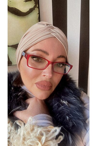 Nilbutik Çapraz Üç Bantlı Hazır Türban Bone