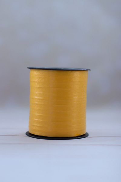 demontecraft Yellow Coil Raffia, Pastel Yellow Raffia Balloon String 8mm, 200m