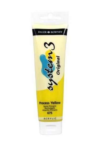 Daler Rowney System 3 Akrilik Boya 150ml 675 Process Yellow