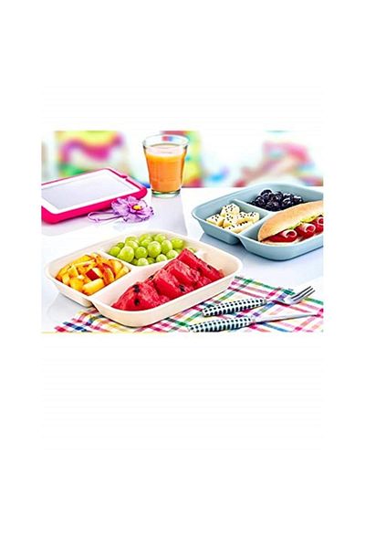 HOBBY LİFE 3-Piece Smart Storage Set - 1.15 Liters, 3 Compartments, Colorful, Bathroom Organization