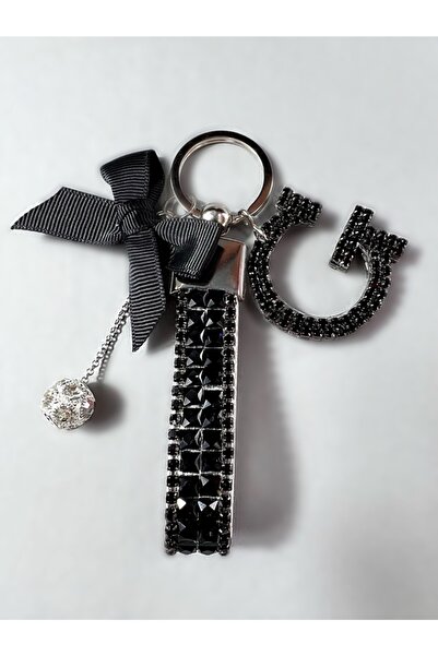 TASARIM ARABAM ATİKE ELİF AKIN Siyah Baget Siyah Metre Işı Anahtarlık Siyah G...