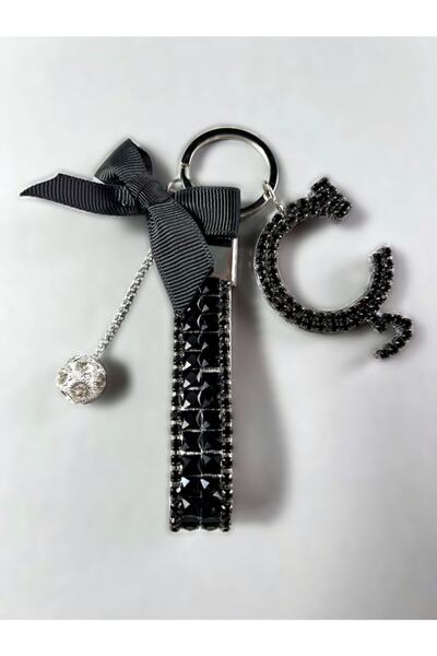 TASARIM ARABAM ATİKE ELİF AKIN Siyah Baget Siyah Metre Işı Anahtarlık Siyah Ç...