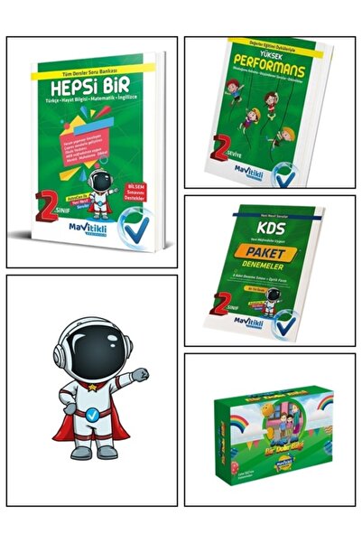 Mavitikli Yayıncılık 2.sınıf Mavitikli Avantaj Seti ( 4 Farklı Ürün Bir Arada )