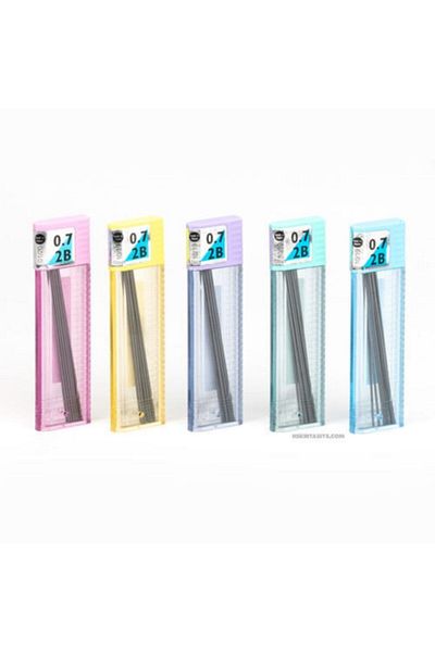 Tombow 0.7 2b Pen Tip Black (pastel Colors) Pack of 5