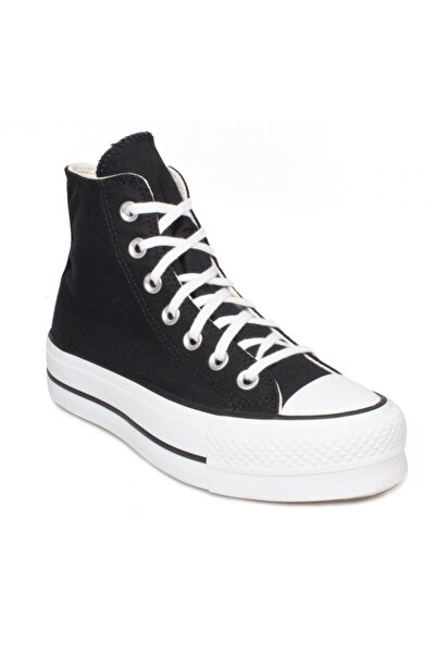 Converse 560845c Canvas Platform Chuck Taylor Siyah Unisex Ayakkabı