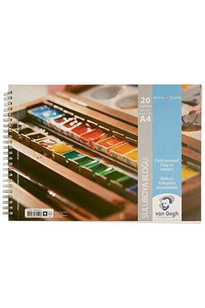 Van Gogh Watercolor Block 300 Gr A4 20 Sheets Spiral