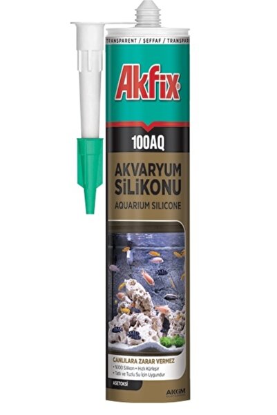 Akfix 100aq Akvaryum Silikonu 310 ml Şeffaf