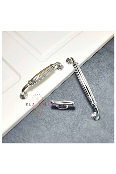 Red Level Kardelen Chrome Button Metal Handle Models Zamak Cabinet Drawer Furniture Kitchen Handle
