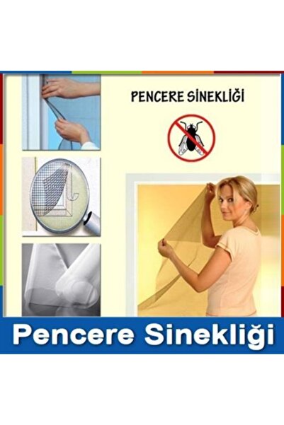 FırsatVar Pencere Sinekliği Sivri Sinek Önleyici File Çırtlı Bant Seti Takımı...