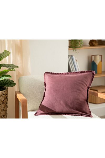 English Home Husa de perna din denim Bordeaux Marseille - 45x45 Cm