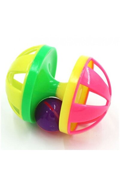 CMT Yavru Kedi Köpek Oyun Topu Çıngıraklı Egzersiz Aleti