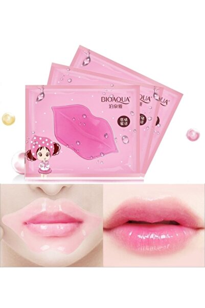 Bioaqua Kristal Kolajen 3'lü Dudak Maskeleri 8 gr x 3
