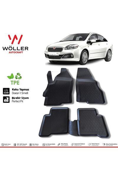 wöller Fiat Linea Paspas 2007 2017 Arası 3d Havuzlu Paspas