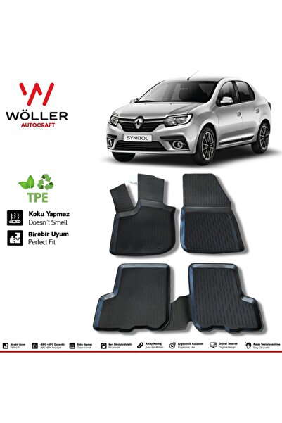 wöller Renault Symbol Uyumlu Paspas 2013 Sonrası 3d Havuzlu Paspas