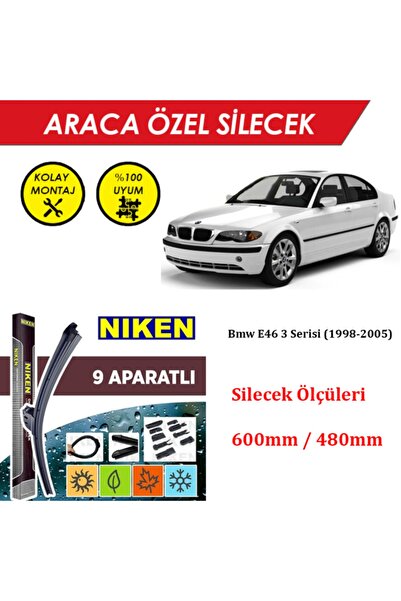 MeyZone Bmw E46 3 Serisi Ön Cam Silecek Takımı (1998-2005)