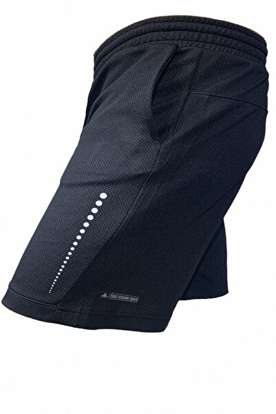 Fs Erkek Siyah Beyaz Damla Baskılı Hafif Telefon Cepli Günlük Spor Fitness Ko...