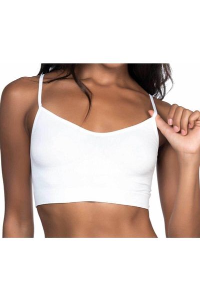 Emay Is It Seamless Rope Strap Bustier Bra New Season