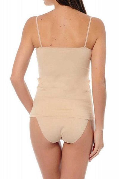 Kom Women's Black Basic Top Cotton Undershirt New Season