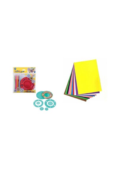 Ark Magic Circles and 10 Pieces of Handcrafted Paper and 5 Colored Ballpoint ...
