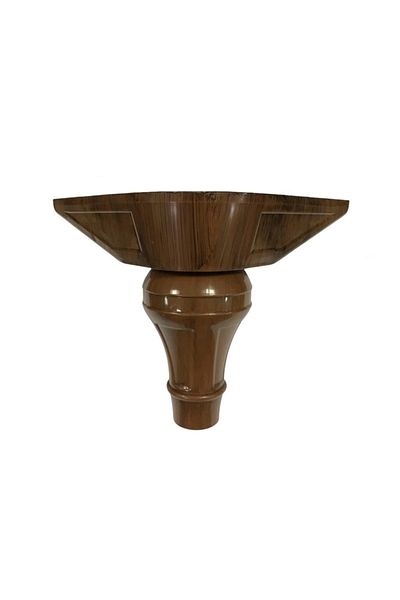 EYM Şahin Lükens Foot Furniture Sofa Leg 14-17 Cm Adjustable Walnut