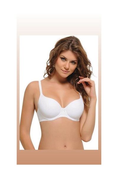 NBB Sutien pentru femei fără suport și căptușeală Micro Encased White 3505