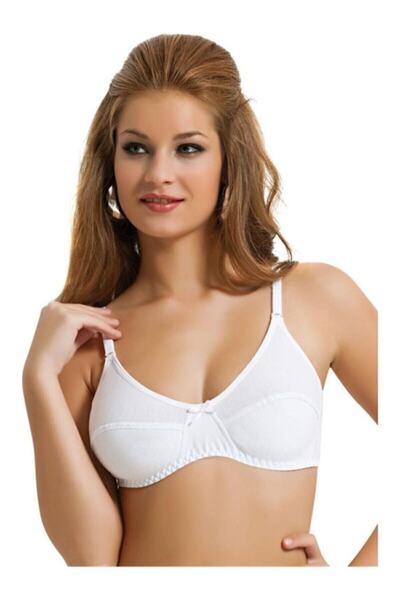 NBB Kadın Beyaz Mikro Dolgulu Sütyen B Yeni Sezon