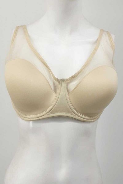 EliteWomans Σουτιέν Linda (ten) B-c Cup Minimiser Tulle Cup Gathering