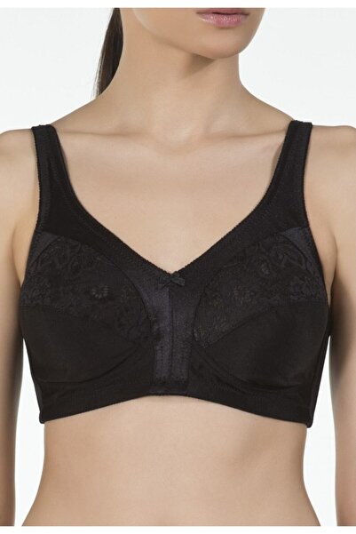 Kom Kadın Siyah Toparlayıcı Sütyen