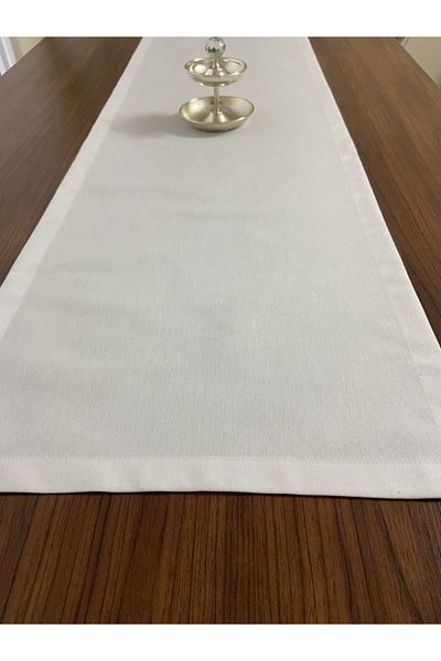 Zeren Home Liquid Proof Ορθογώνιο Runner Λευκό 50x170