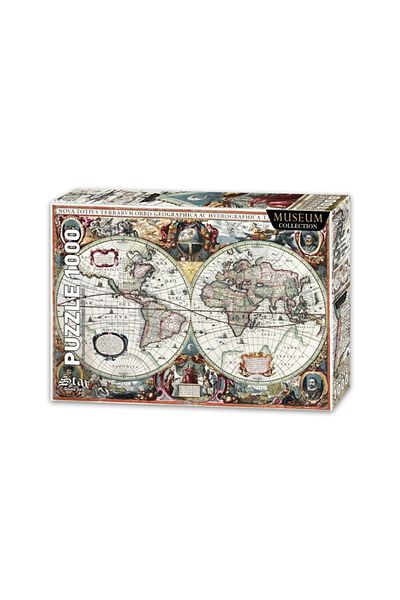 Star Oyun 1000 Puzzle World Map 1