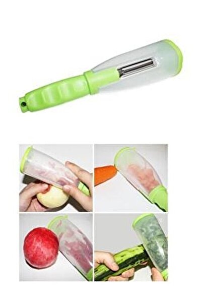 Kenpool Meyve Sebze Kabuğu Soyma Aleti Çöp Hazneli Kabuk Ayırıcı Soyacağı Apa...
